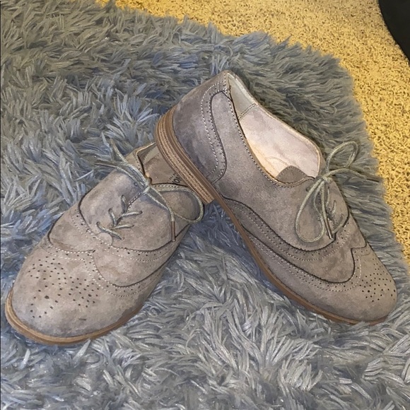 Sonoma gray suede dress shoes - Picture 2 of 4